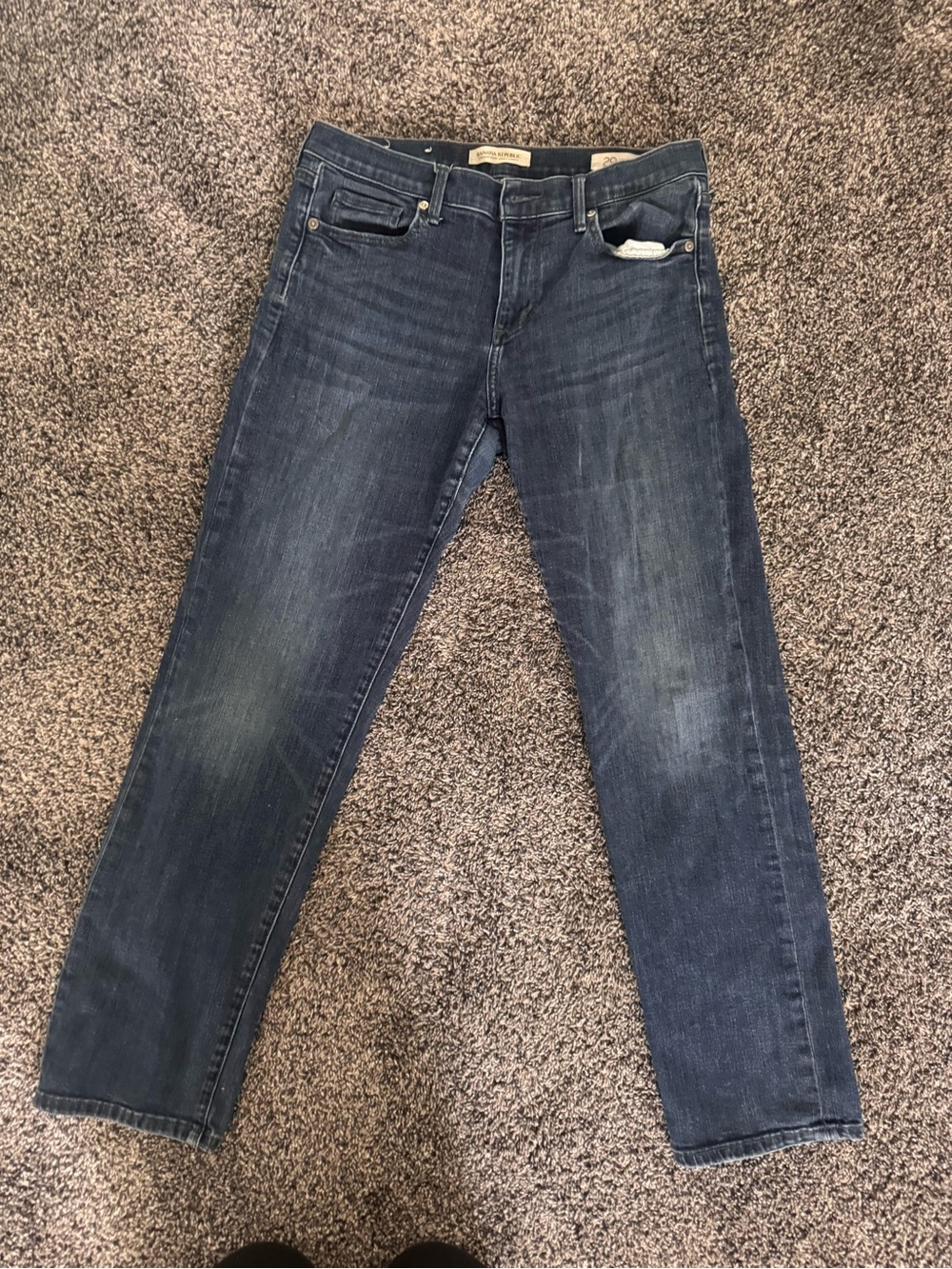 Banana Republic Women’s Dark Blue Slim Straight Jeans